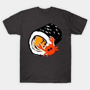 Crab Eating Sushi T-Shirt